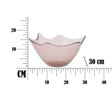 MISKA SZKŁO RECYCLINGOWE 30X18 cm MIN 2 (WYPRODUKOWANO W HISZPANII)